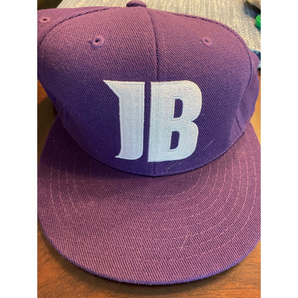 Justin Bieber JB Bieber Fever Baseball Hat size Medium/Large 100% wool purple